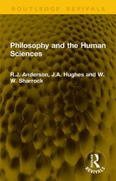 Icon image Philosophy and the Human Sciences