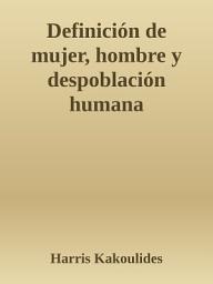 Icon image Definición de mujer, hombre y despoblación humana