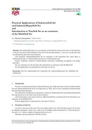 Icon image Practical Applications of IndetermSoft Set and IndetermHyperSoft Set and Introduction to TreeSoft Set as an extension of the MultiSoft Set
