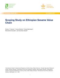 Icon image Scoping study on Ethiopian sesame value chain