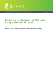 Icon image Production and marketing of chili in the Brong-Ahafo area of Ghana