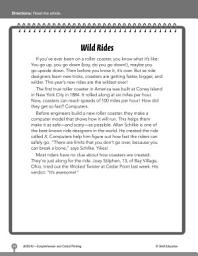 Icon image Test Prep Level 2: Wild Rides Comprehension and Critical Thinking