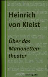 Icon image Über das Marionettentheater
