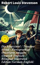 Icon image Die Schatzinsel / Treasure Island - Zweisprachige illustrierte Ausgabe (Deutsch-Englisch) / Bilingual Illustrated Edition (German-English): Bereicherte Ausgabe. Geheimnisse der Piratenwelt entdecken