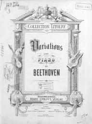 Icon image Variations pour piano de Beethoven