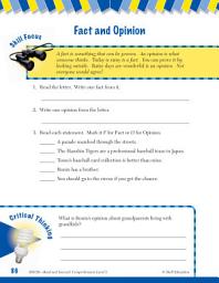 Icon image Read & Succeed Comprehension Level 3: Fact and Opinion Passages and Questions