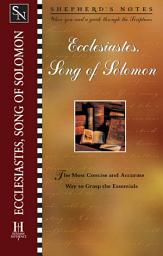 Icon image Shepherd's Notes: Ecclesiastes/Song of Solomon