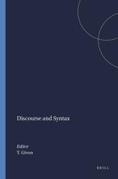 Icon image Discourse and Syntax