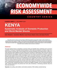 Icon image Kenya: Systematic analysis of domestic production and world market shocks