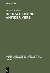 Icon image Deutscher und antiker Vers: Der falsche Spondeus und angrenzende Fragen