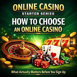 Icon image Online Casino Starter Series: How to Choose an Online Casino: What Actually Matters Before You Sign Up