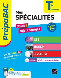 Icon image Prépabac - Mes spécialités SES, HGGSP, Grand Oral & Maths complémentaires Tle - Bac 2027: tout-en-un pour réussir son bac