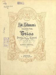 Icon image Trios fur Pianoforte, Violine und Violoncell