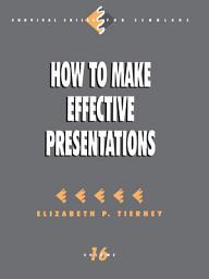 Icon image How to Make Effective Presentations