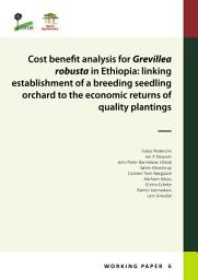 Icon image Cost benefit analysis for Grevillea robusta in Ethiopia: linking establishment of a breeding seedling orchard to the economic returns of quality plantings