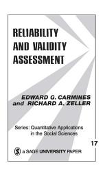 Icon image Reliability and Validity Assessment