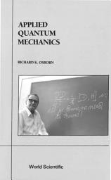 Icon image Applied Quantum Mechanics