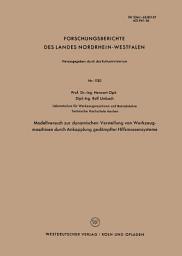 Icon image Modellversuch zur dynamischen Versteifung von Werkzeugmaschinen durch Ankopplung gedämpfter Hilfsmassensysteme
