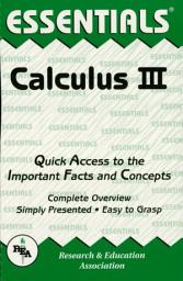 Icon image Calculus III Essentials