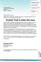 Icon image Zonder Taal Is Alles Zin-Loos