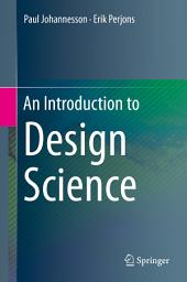 Icon image An Introduction to Design Science