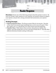 Icon image Number the Stars Reader Response Writing Prompts