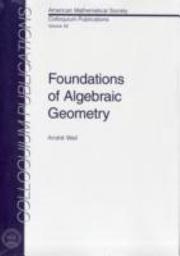 Icon image Foundations of Algebraic Geometry: Volume 29