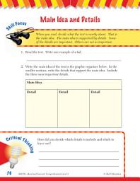 Icon image Read & Succeed Comprehension Level 3: Main Idea & Details Passage and Questions
