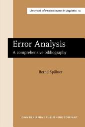 Icon image Error Analysis: A comprehensive bibliography