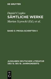 Icon image Prosa-Schriften II