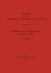 Icon image Hierarchies of Predicates of Finite Types