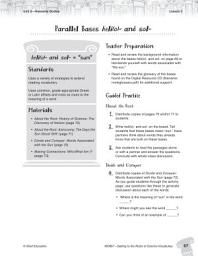 Icon image Content-Area Vocabulary Science--Parallel Bases heli(o)- and sol-