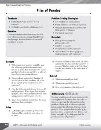 Icon image Operations and Algebraic Thinking Leveled Problems: Grouping Pennies: Grouping Pennies
