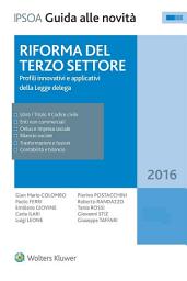 Icon image Riforma del terzo settore: Profili innovativi e applicativi della Legge delega