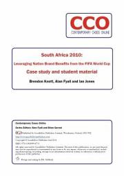 Icon image South Africa 2010: Leveraging Nation Brand Benefits from the FIFA World Cup