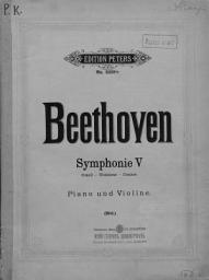 Icon image Symphonie 5 fur pianoforte und violine