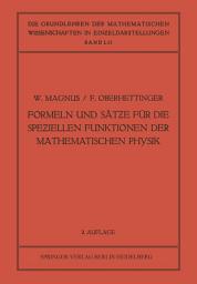 Icon image Formeln und Sätƶe für die Speƶiellen Funktionen der Mathematischen Physik: Ausgabe 2