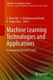 Icon image Machine Learning Technologies and Applications: Proceedings of ICACECS 2020