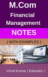 Icon image M.Com Financial Management Notes