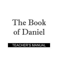 Icon image Daniel - Teacher's Manual PDF