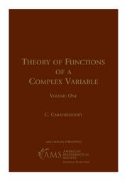 Icon image AMS Chelsea Publishing: Theory of Functions of a Complex Variable, Vol 1