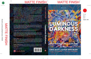 Icon image Luminous Darkness: The Passion of the Last Words