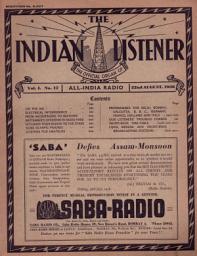 Icon image THE INDIAN LISTENER: Vol. I. No. 17. (22nd AUGUST 1936)