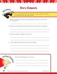 Icon image Read & Succeed Comprehension Level 5: Story Elements Passages and Questions