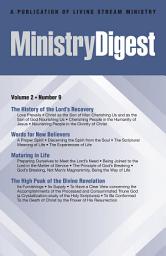 Icon image Ministry Digest, Vol. 02, No. 09