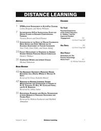 Icon image Distance Learning: Volume 21 #2