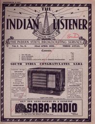 Icon image THE INDIAN LISTENER: Vol. I. No. 9. (22nd APRIL 1936)