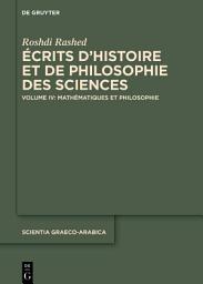 Icon image Mathématiques et Philosophie