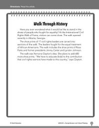 Icon image Test Prep Level 2: Walk Through History Comprehension and Critical Thinking