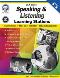 Icon image Speaking and Listening Learning Stations, Grades 6 - 8